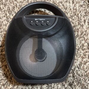 Black Portable Bluetooth Speaker